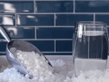 Water softener maintenance