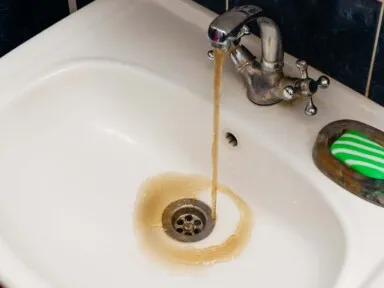Why is my water brown