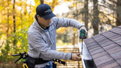 LeafFilter installation