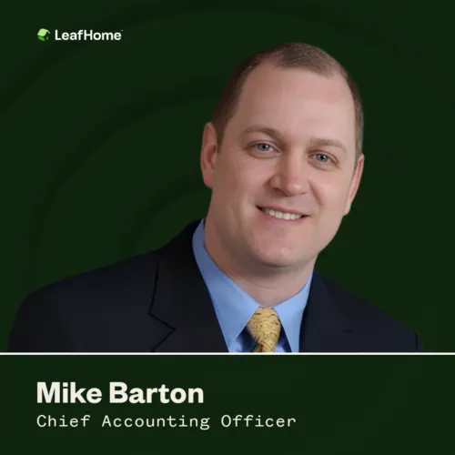 Mike Barton, CAO, Leaf Home, Headshot