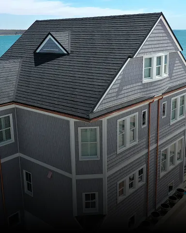 Side and roof of a home