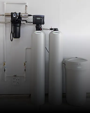 Water filtration system in a home