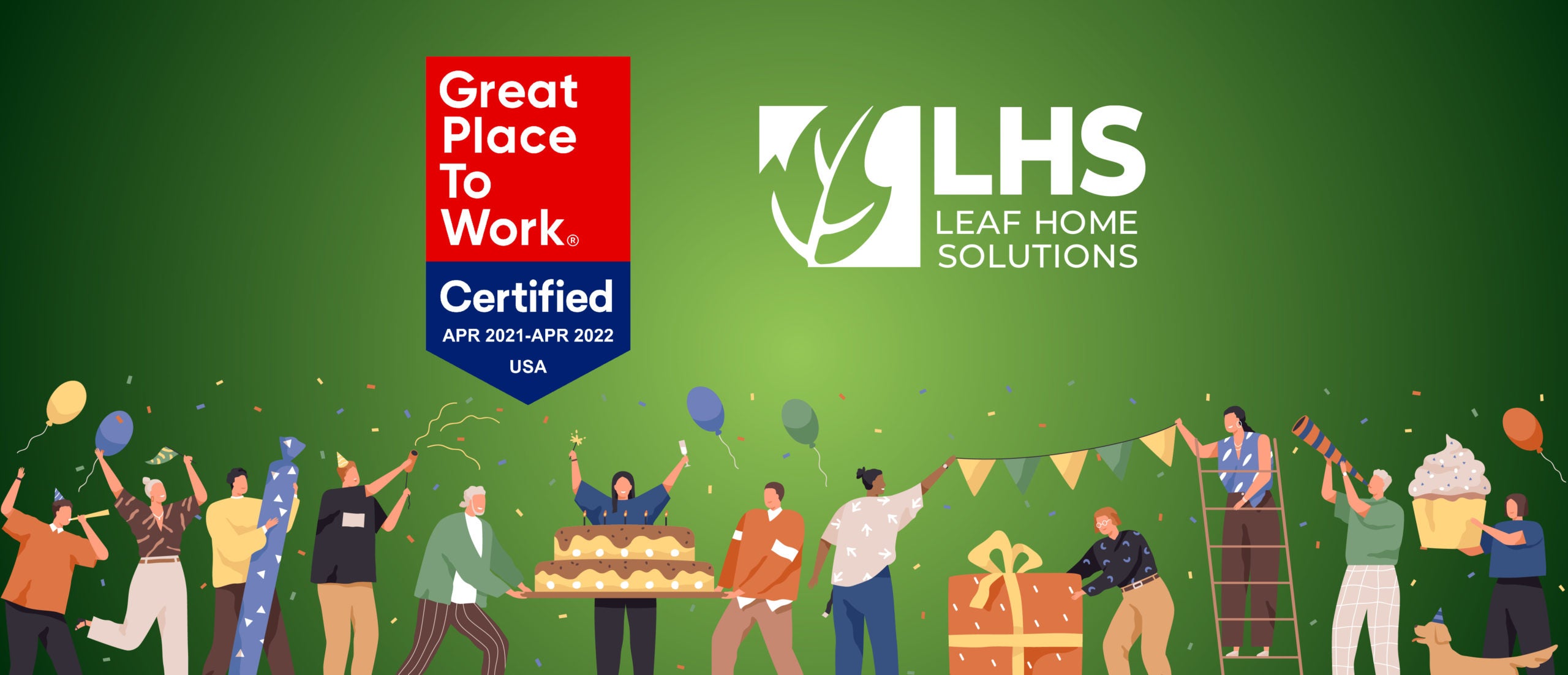 Leaf Home Solutions™ Recognized With 2021 Great Place to Work Certification™ Leaf Home