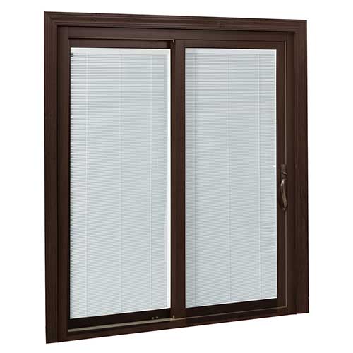 vertical 2-panel window with trim