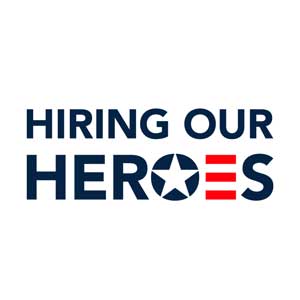 logo for hiring our heroes