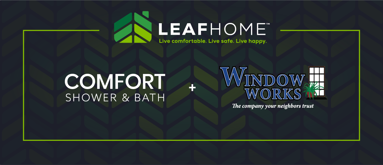 announcement graphic for comfort shower & bath with window works